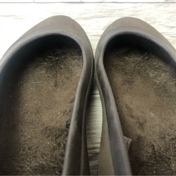 Crocs Mammoth Flats Womens Brown Ballet Fur Lined Shoes Size 8 - Picture 7 of 11